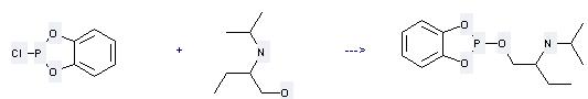 1-Butanol,2-[(1-methylethyl)amino]- is used to produce [1-(Benzo[1,3,2]dioxaphosphol-2-yloxymethyl)-propyl]-isopropyl-amine.